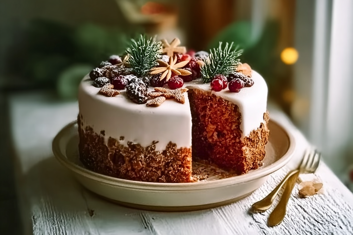 Vegan Christmas Cake