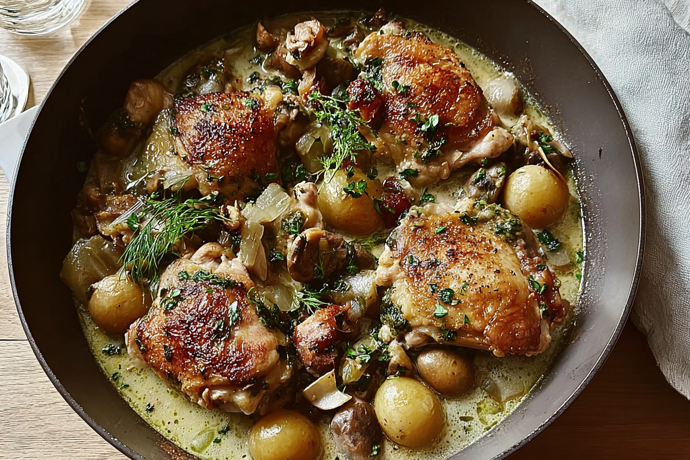 White Wine Coq Au Vin