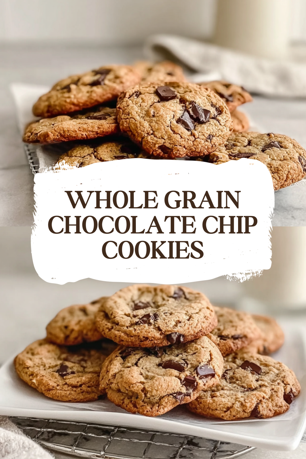 Whole Grain Chocolate Chip Cookies