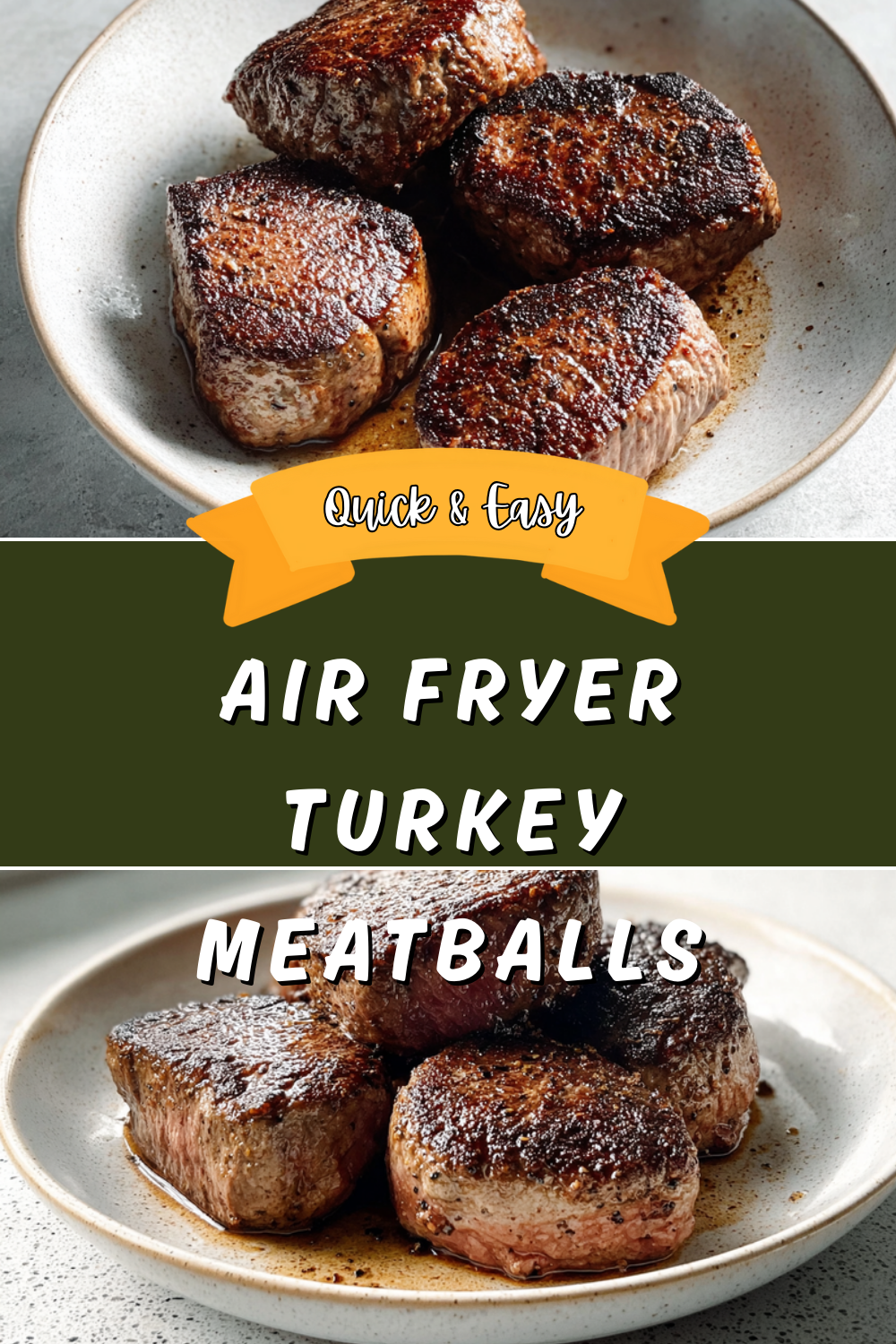 Air Fryer Turkey Meatballs