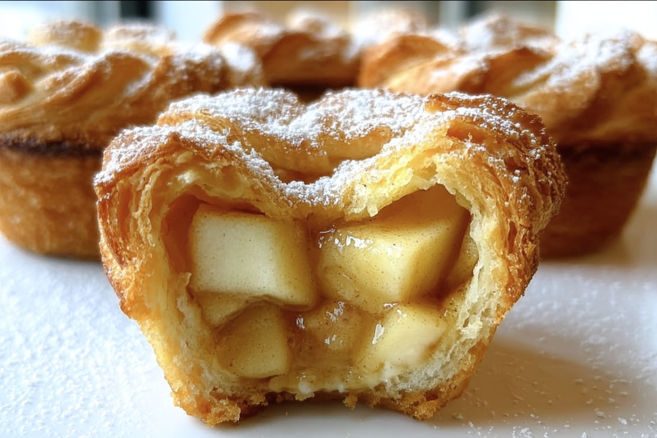 Apple Pie Crescent Muffins