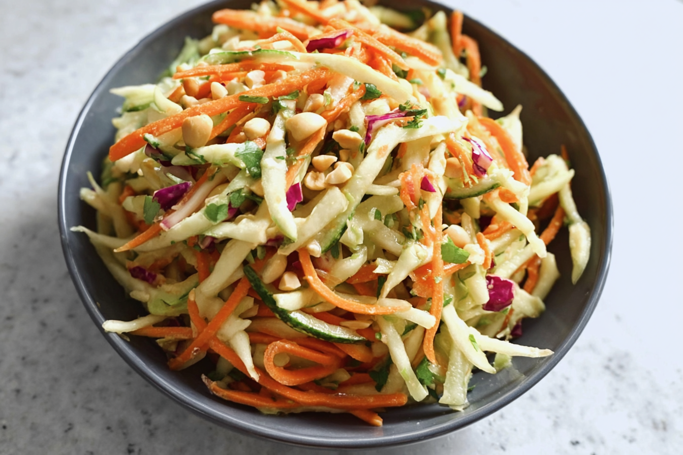 Crunchy Asian Peanut Lime Slaw Recipe 6 Asian Lime Peanut Slaw