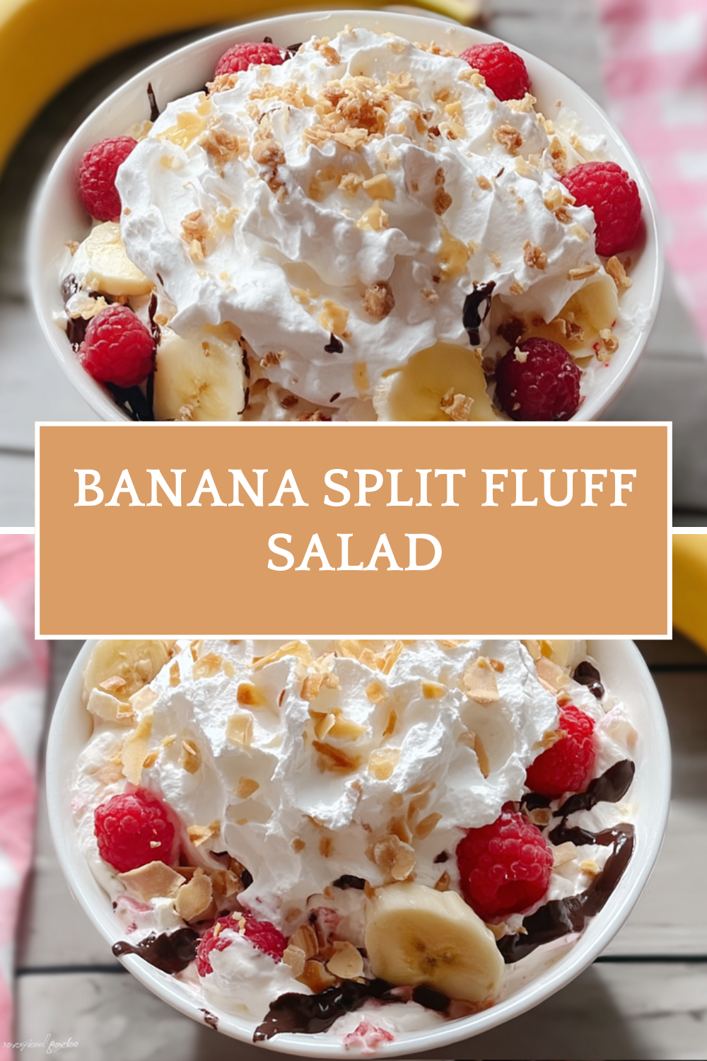 Banana Split Fluff Salad