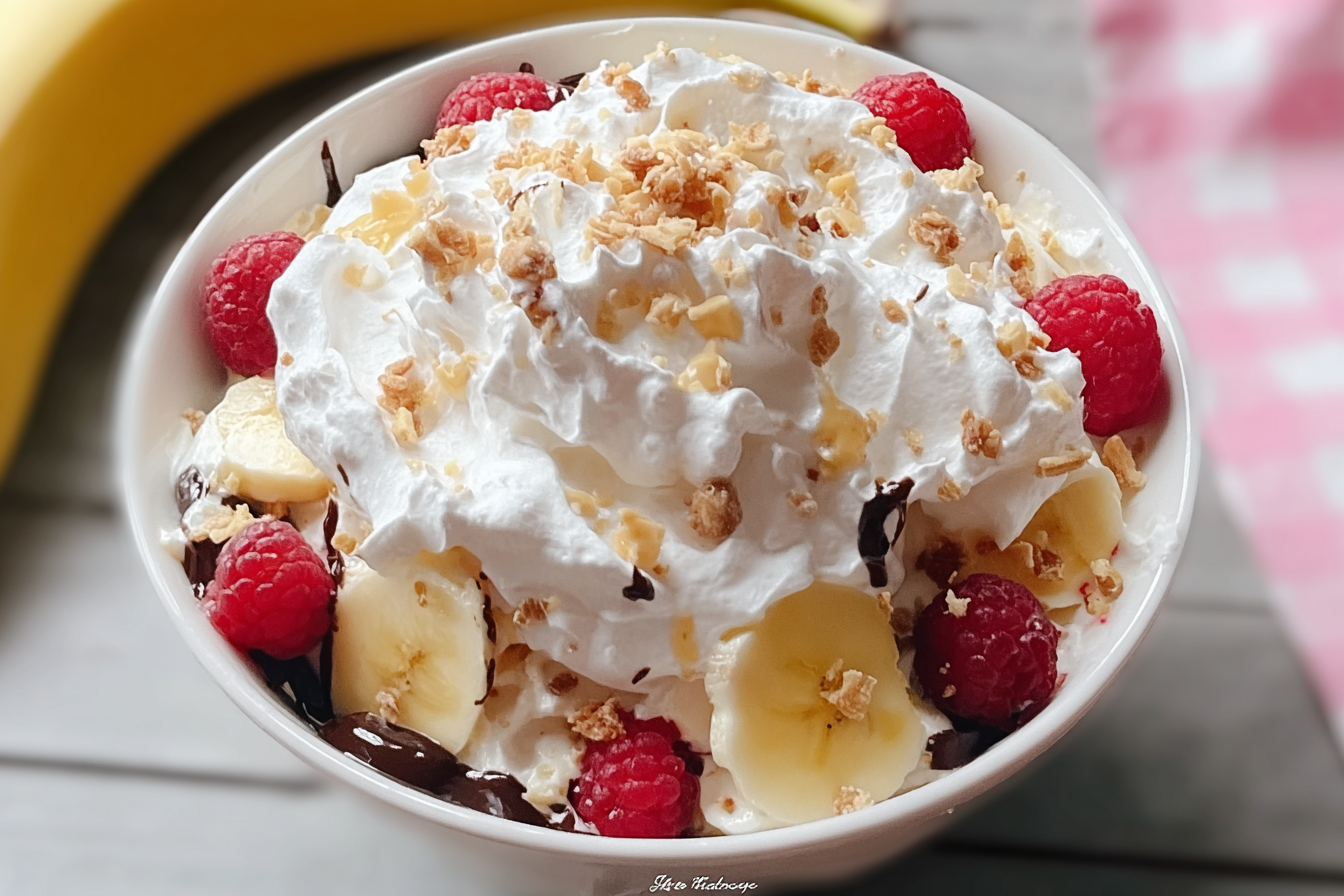 Banana Split Fluff Salad