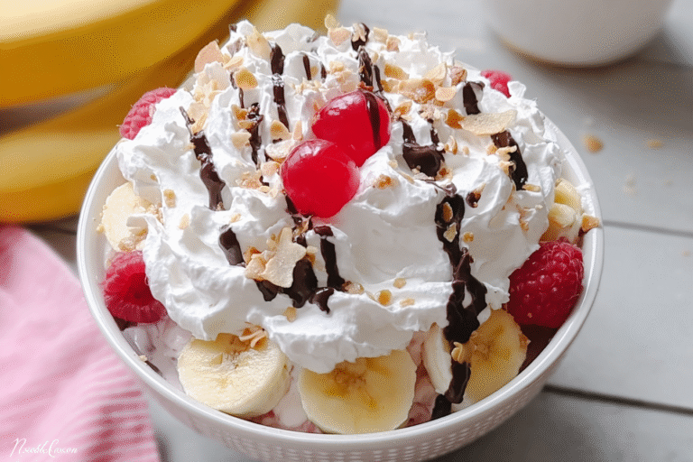 Banana Split Fluff Salad 67.Png