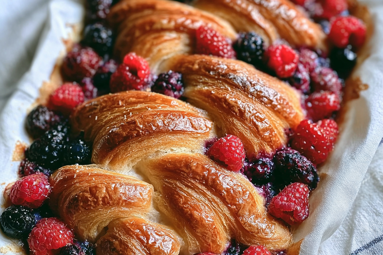 Berry Croissant Bake