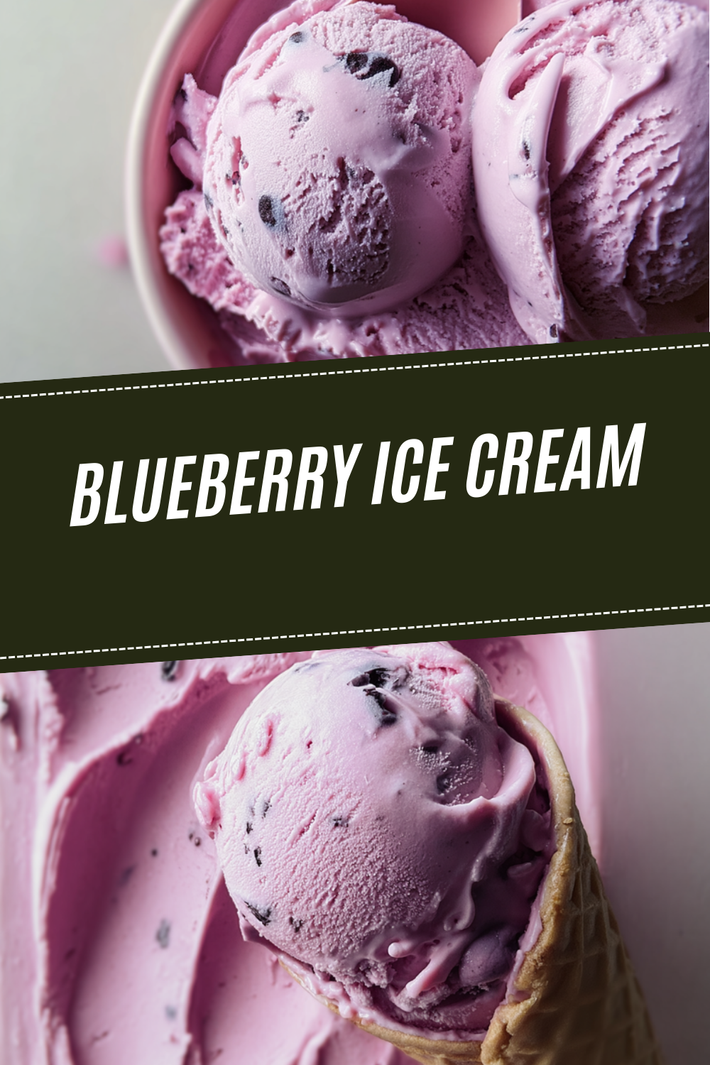 Blueberry Ice Cream