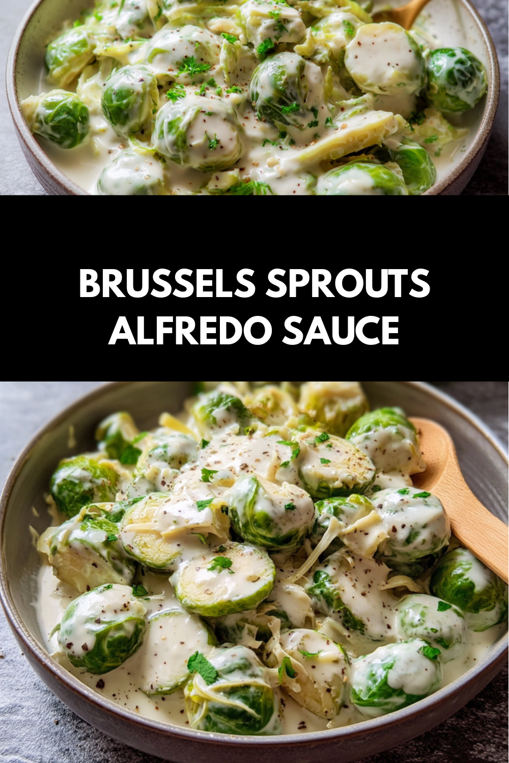 Brussels Sprouts Alfredo Sauce