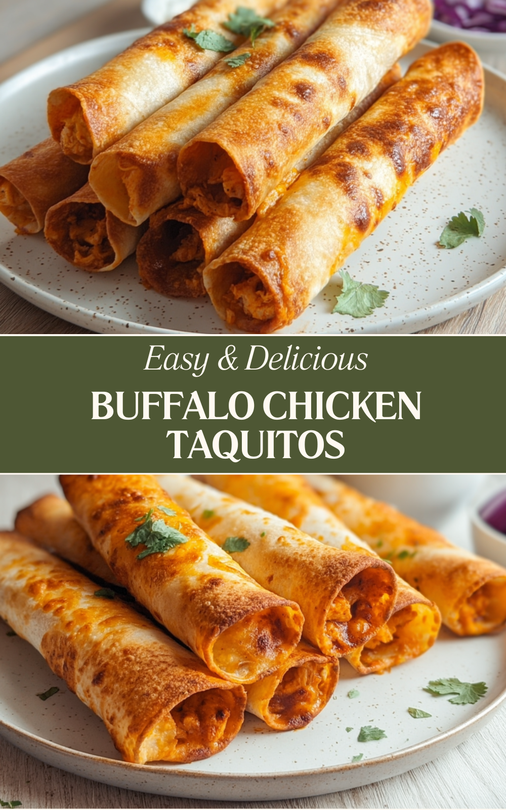 Buffalo Chicken Taquitos