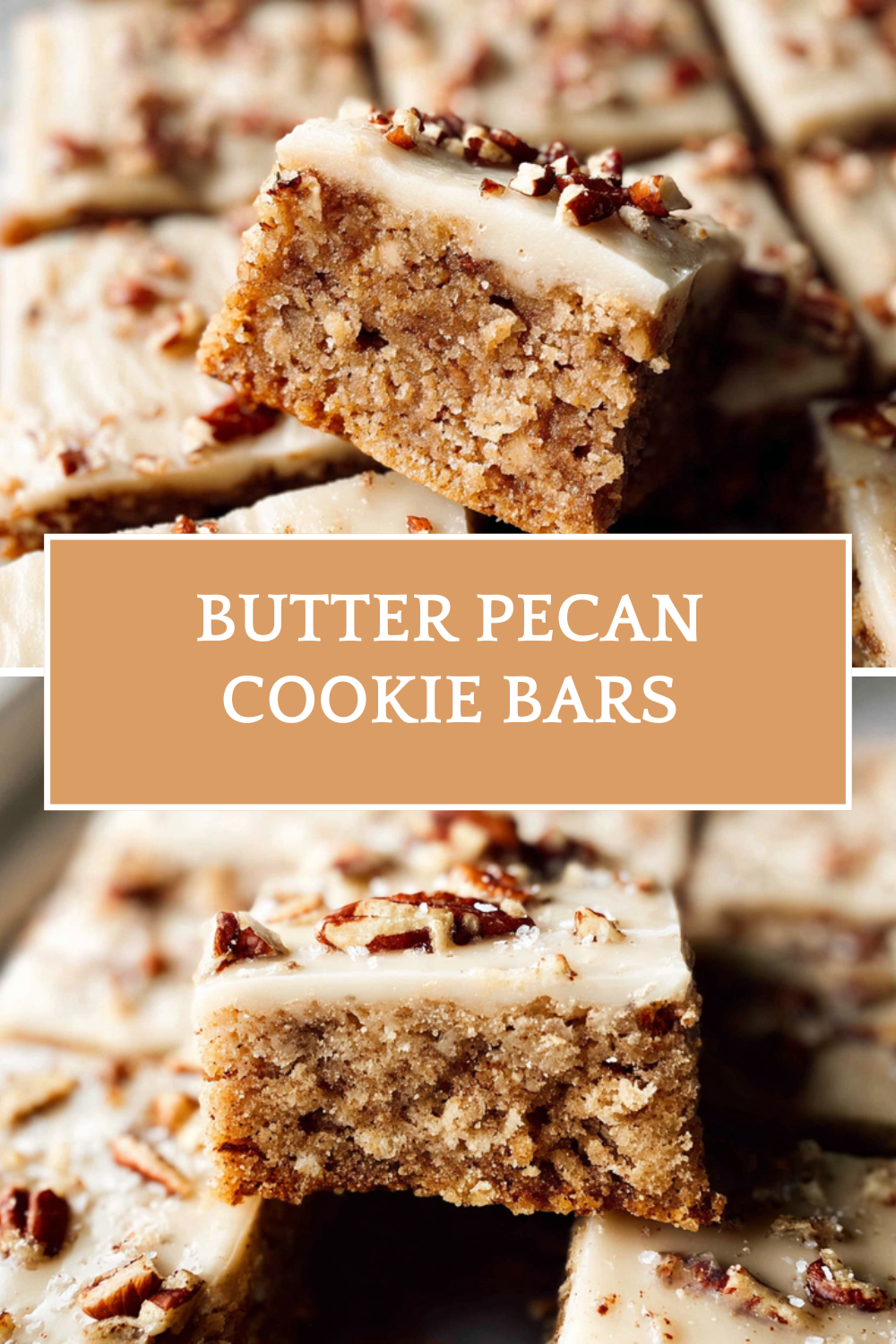 Butter Pecan Cookie Bars