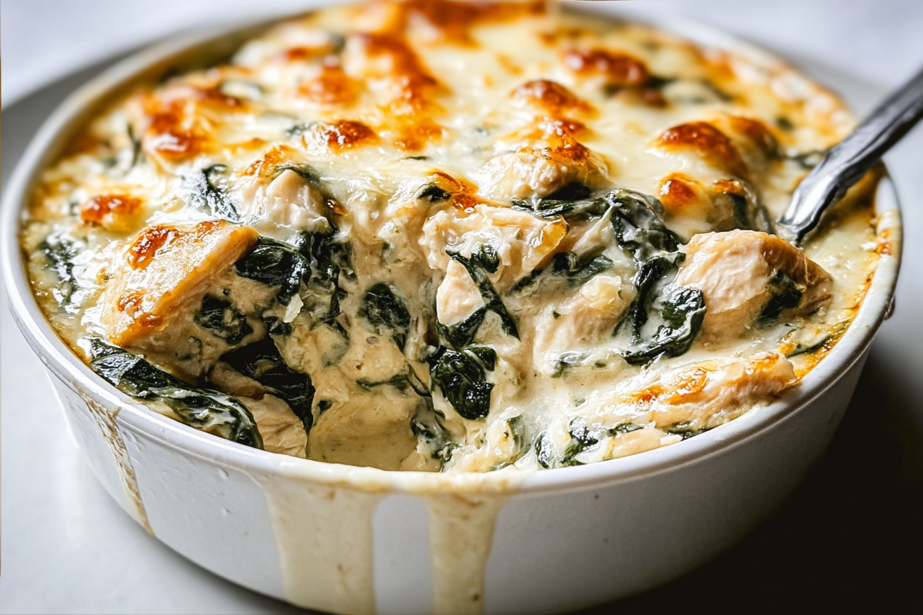 Chicken And Spinach Casserole