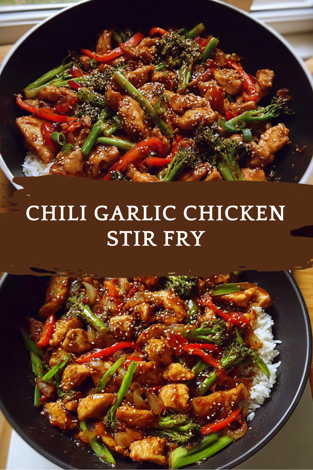 Chili Garlic Chicken Stir Fry