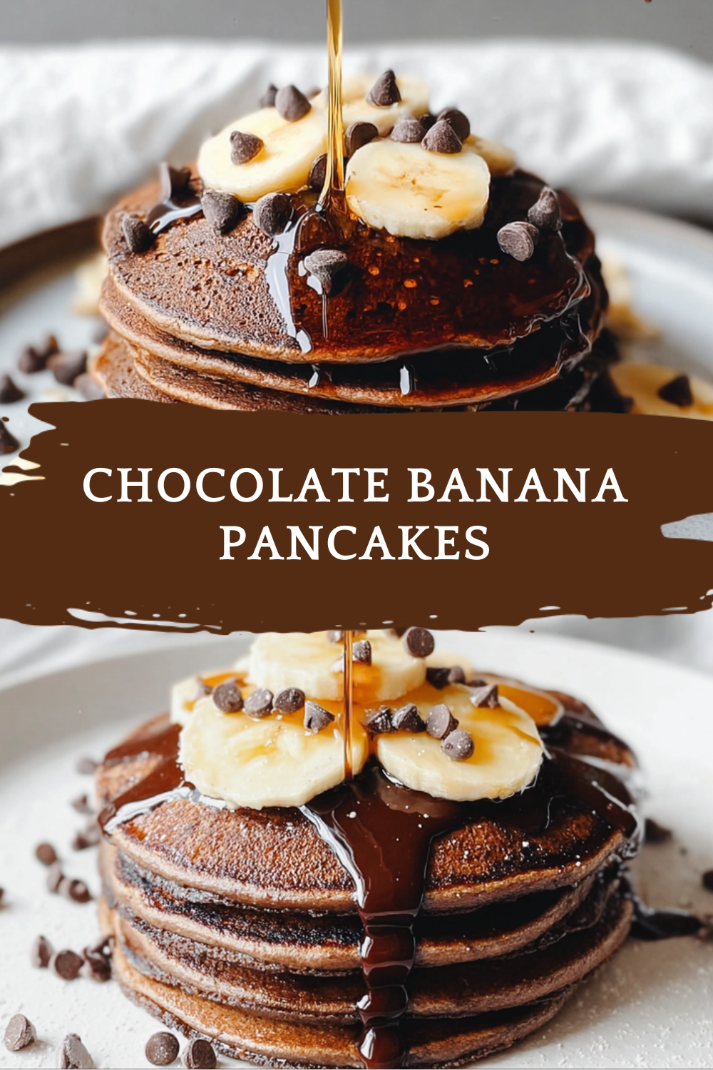 Chocolate Banana Pancakes