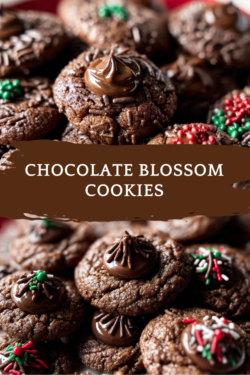 Chocolate Blossom Cookies
