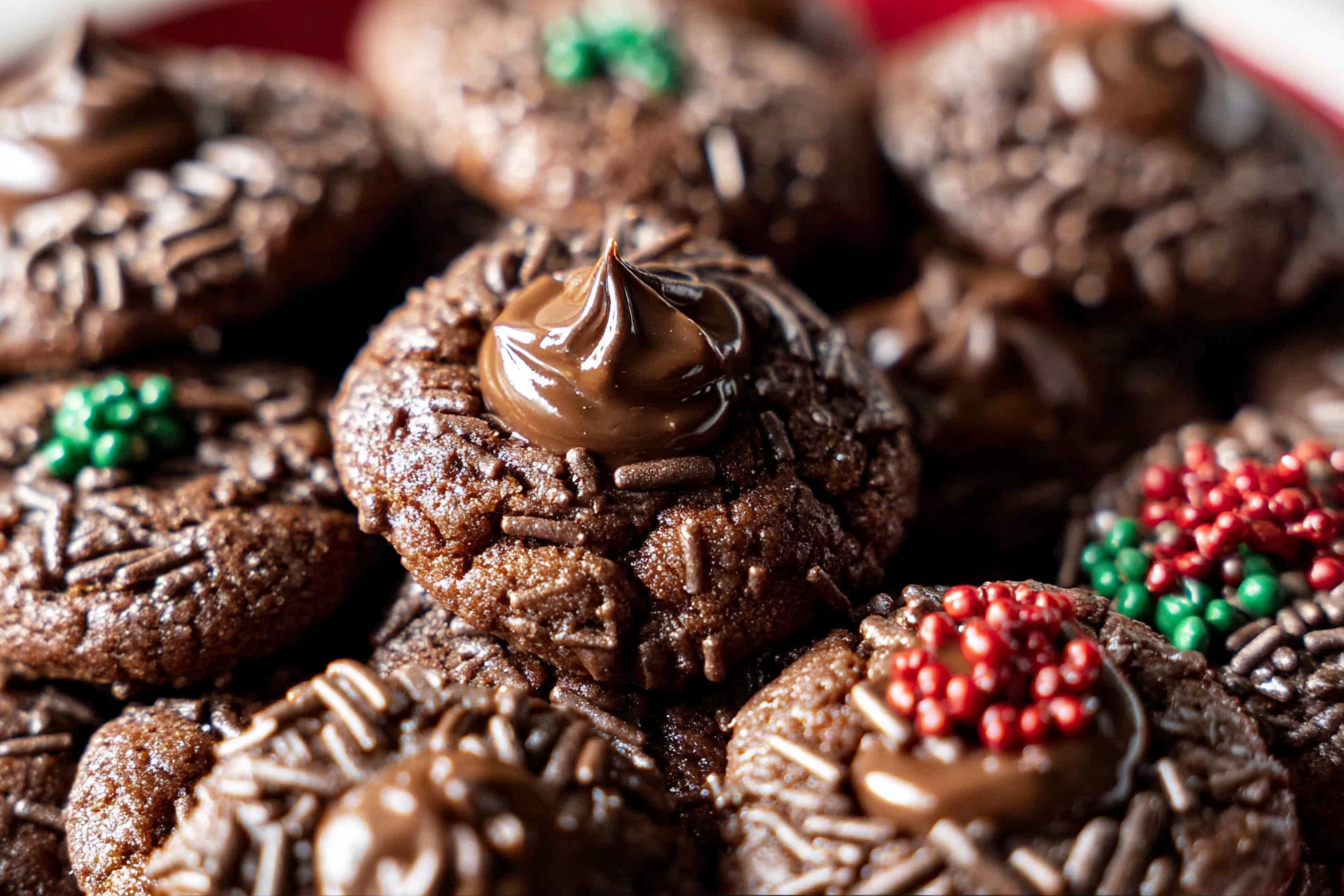 Chocolate Blossom Cookies