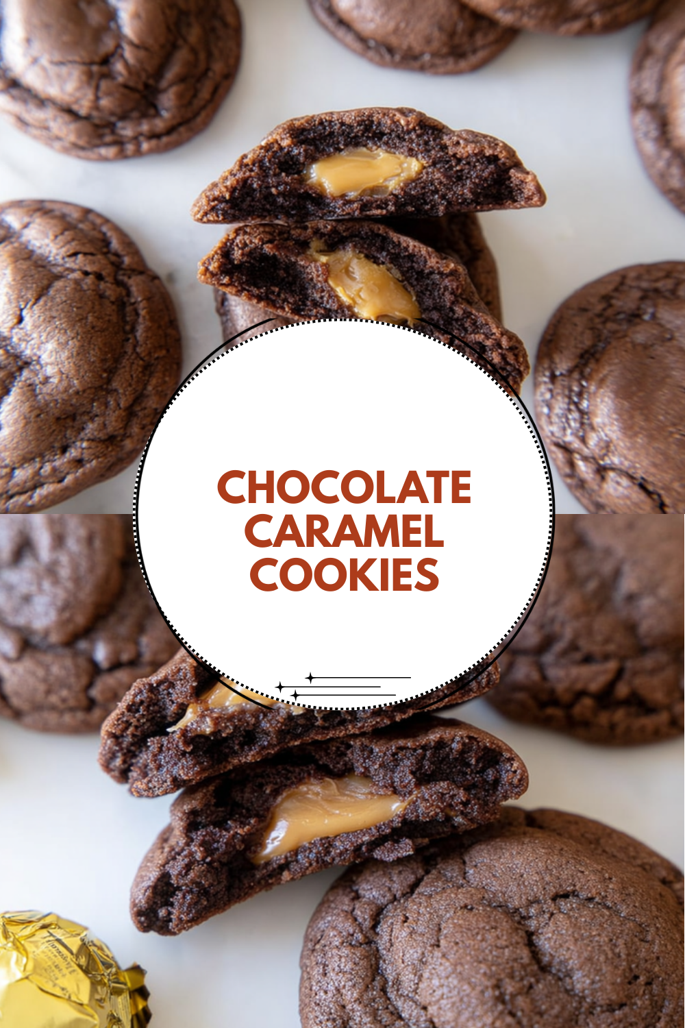 Chocolate Caramel Cookies