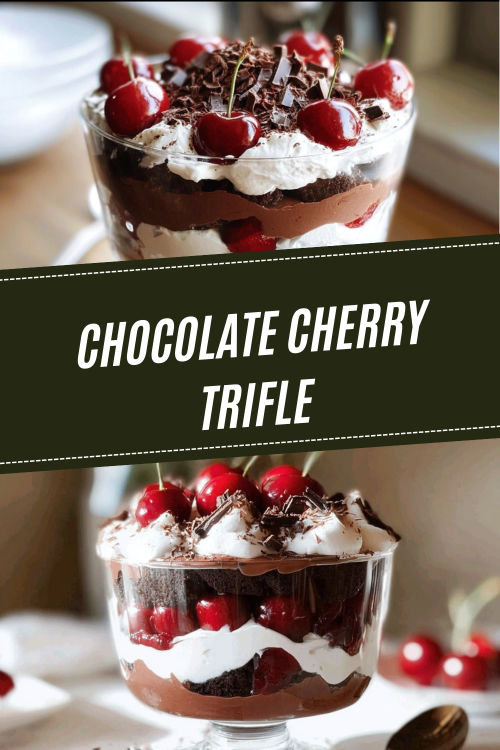 Chocolate Cherry Trifle