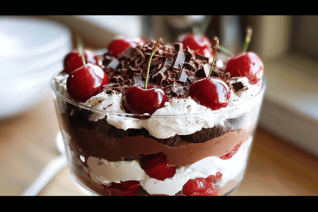 Chocolate Cherry Trifle