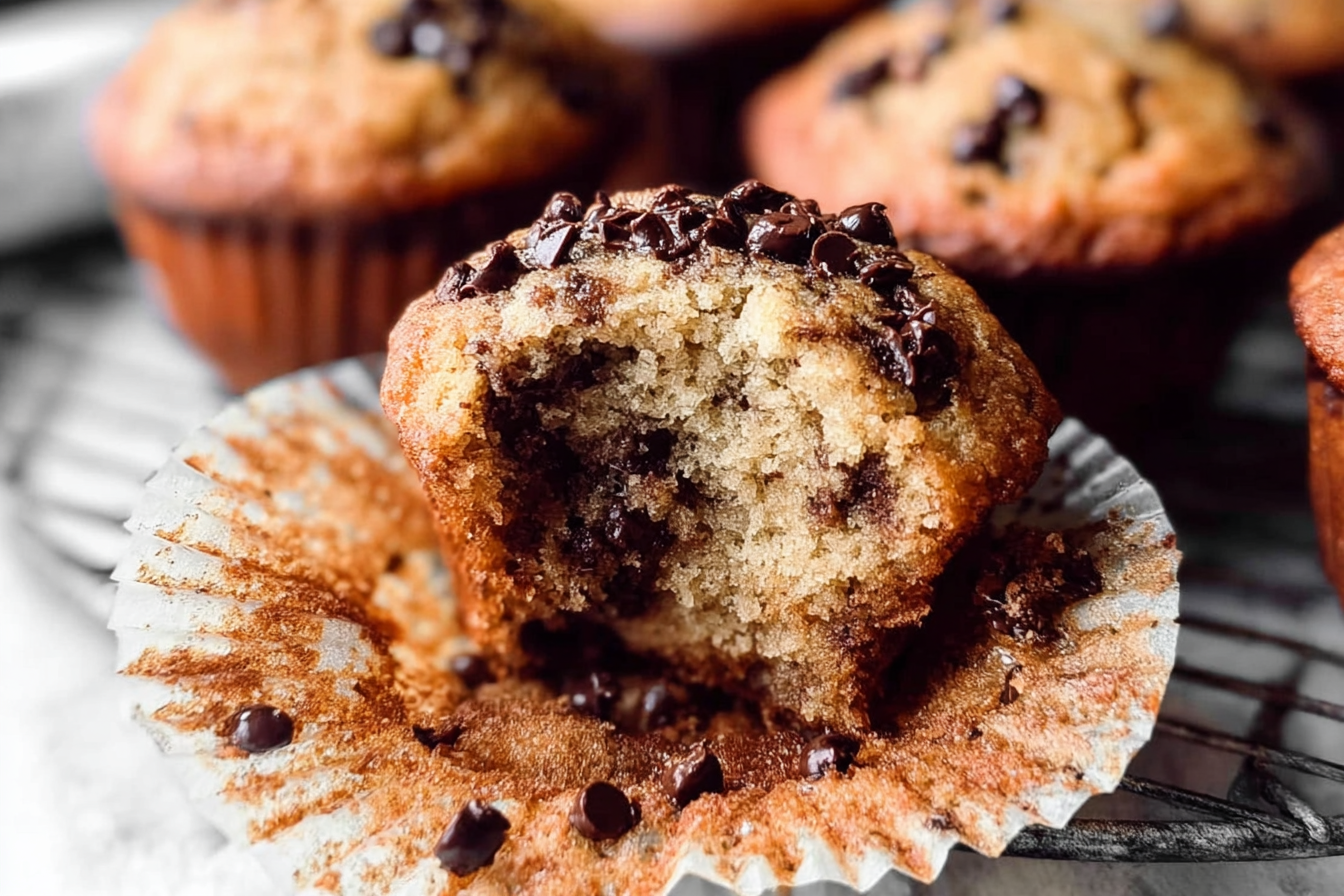 Chocolate Chunk Muffins Recipe 6 Chocolate Chunk Muffins