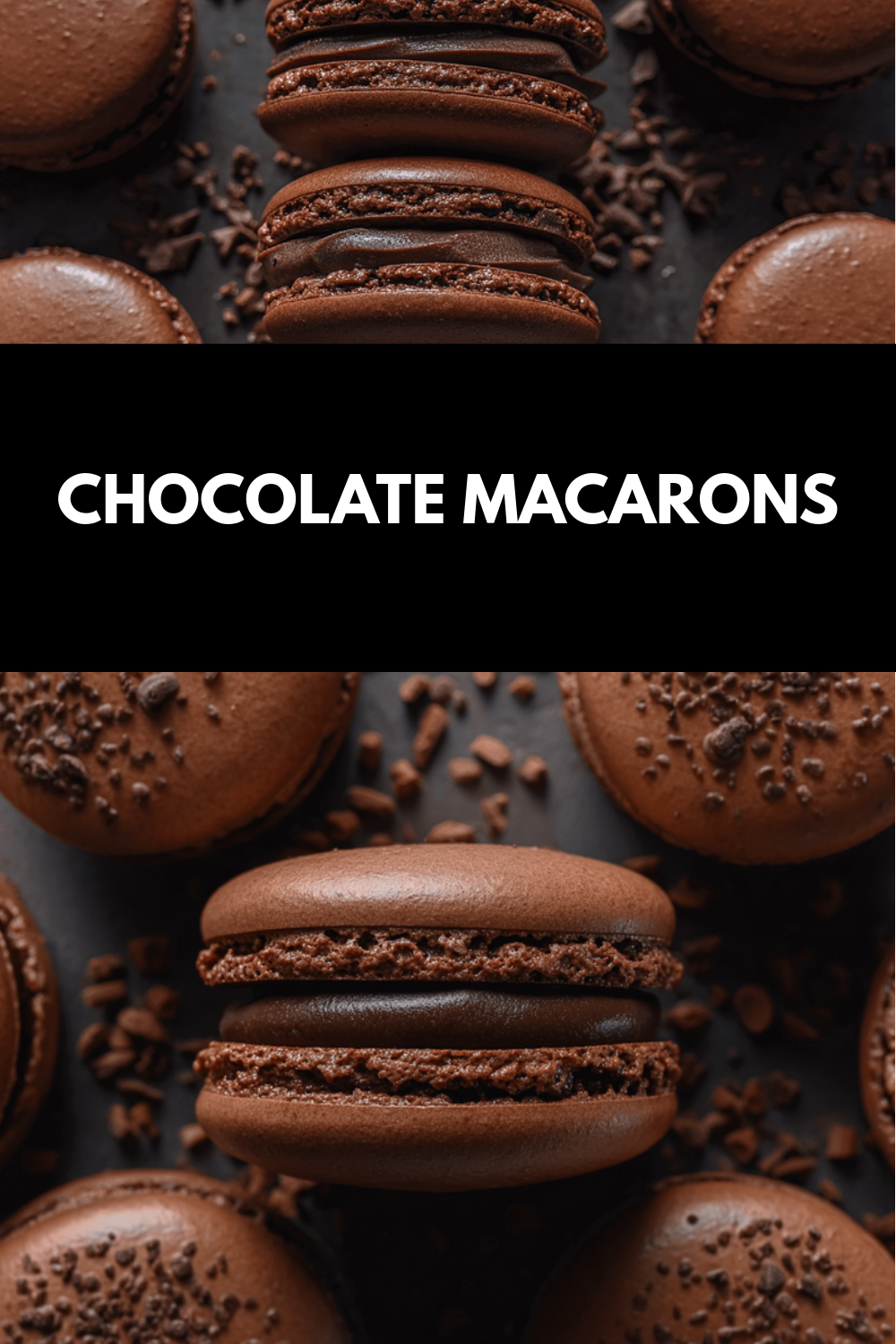 Chocolate Macarons