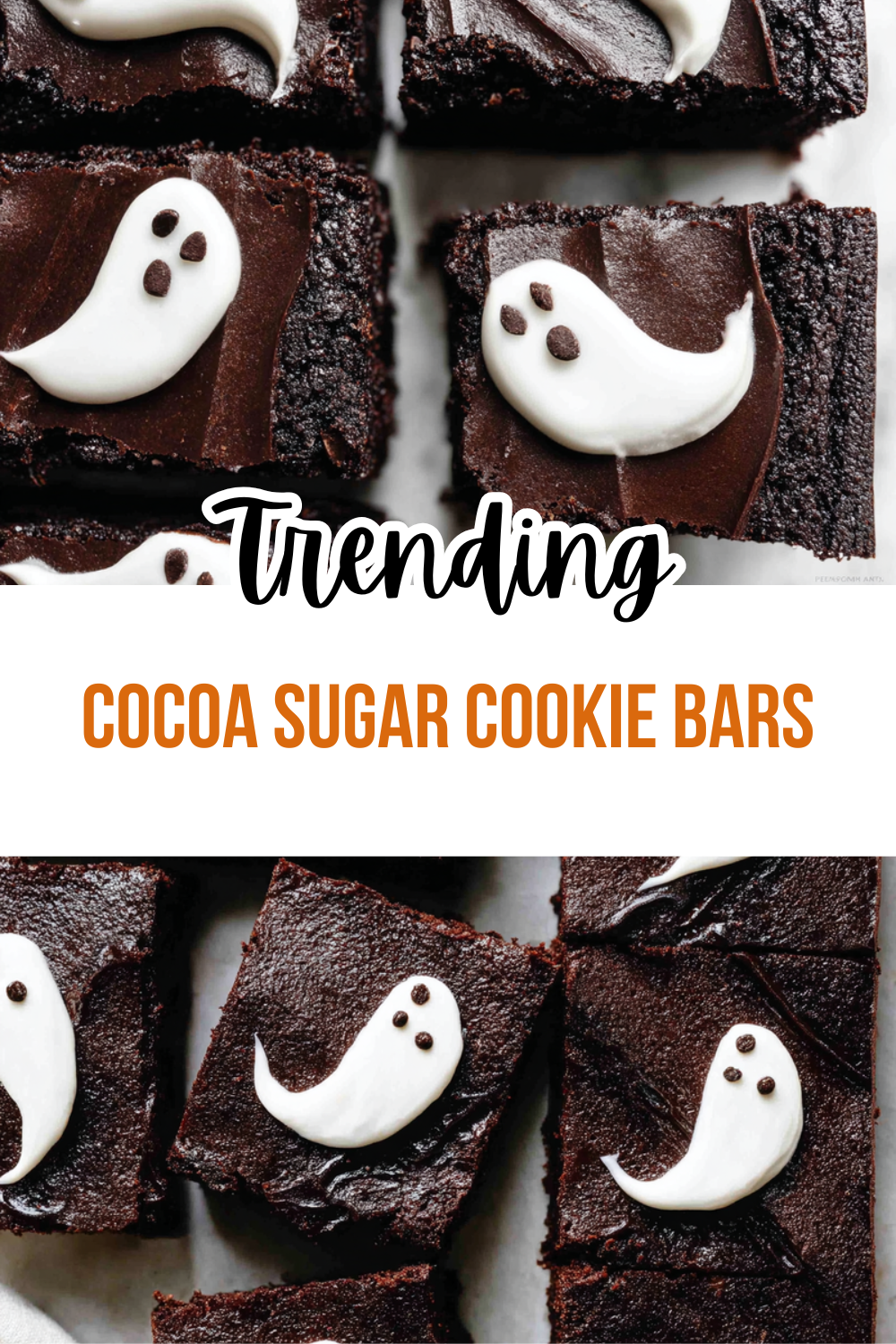 Cocoa Sugar Cookie Bars