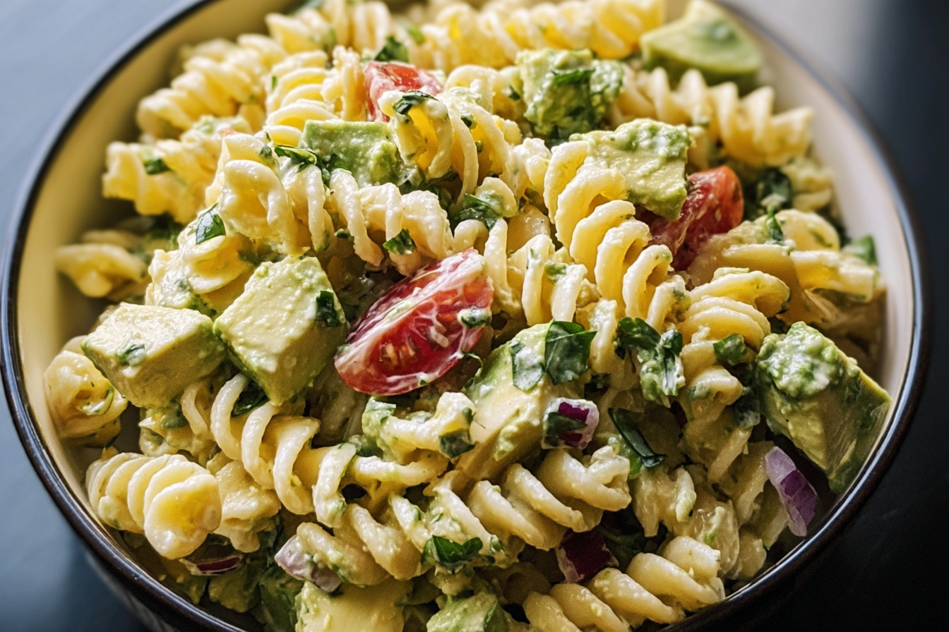 Creamy Avocado Pasta Salad