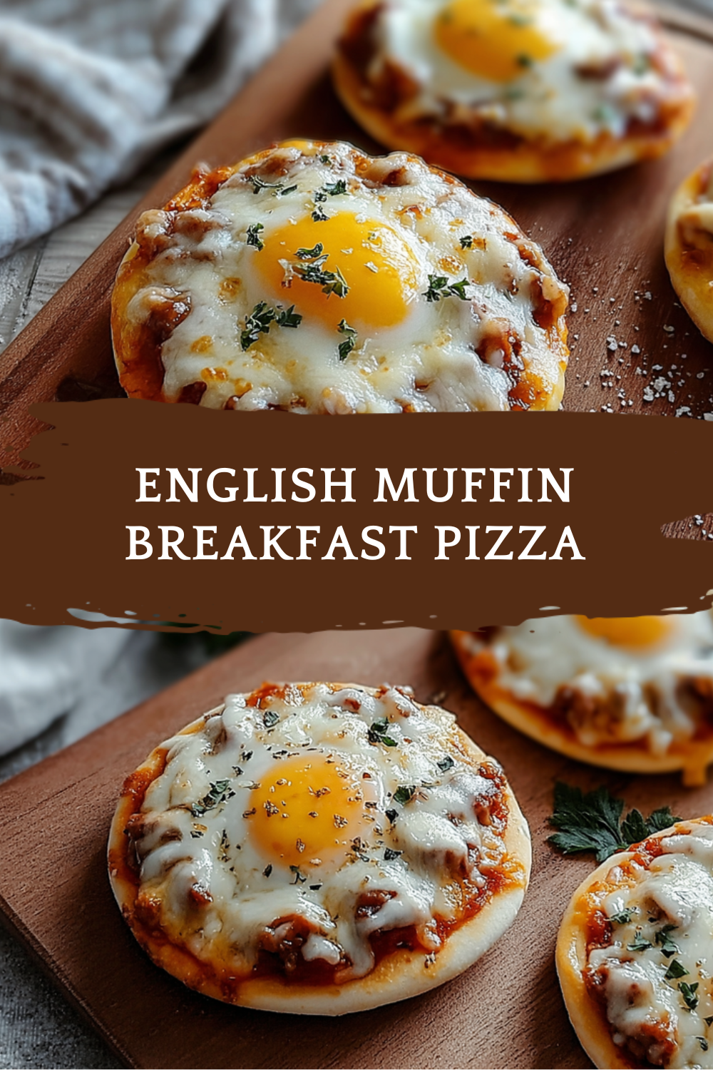 English Muffin Breakfast Pizza