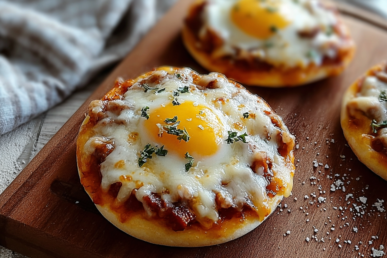 English Muffin Breakfast Pizza