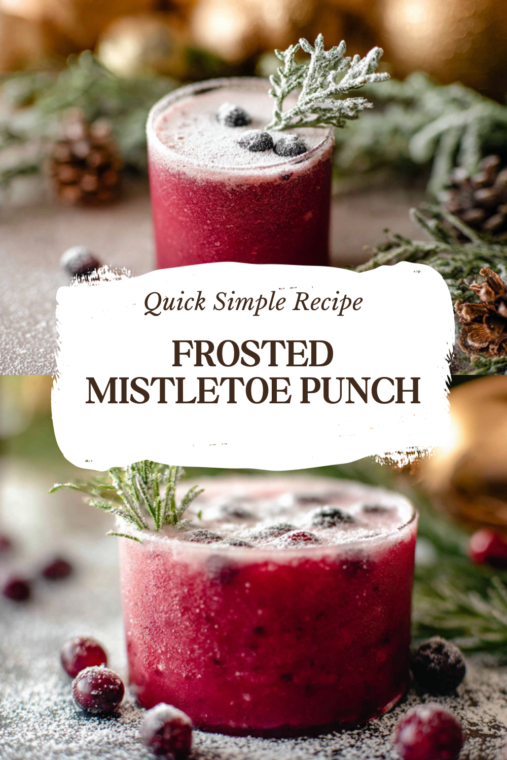 Frosted Mistletoe Margarita Punch Holiday Recipe 7 Frosted Mistletoe Punch