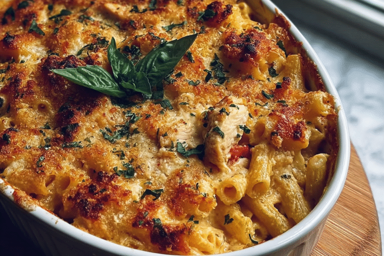 Garlic Parmesan Chicken Pasta Bake 44.Png