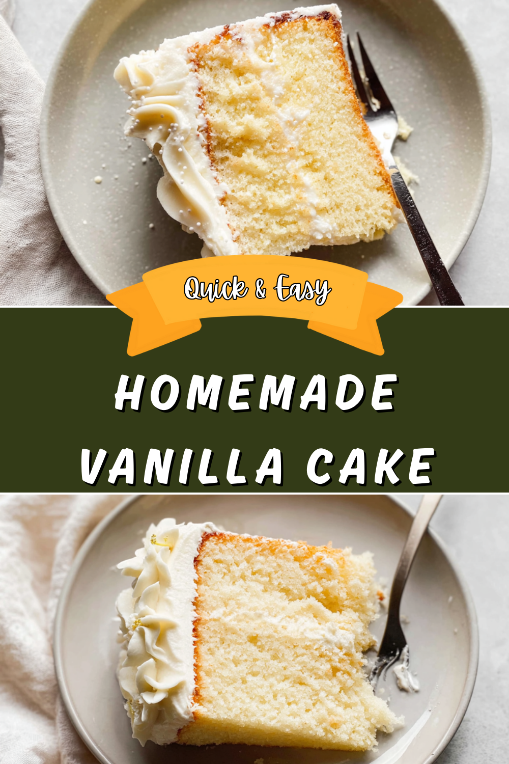 Homemade Vanilla Cake