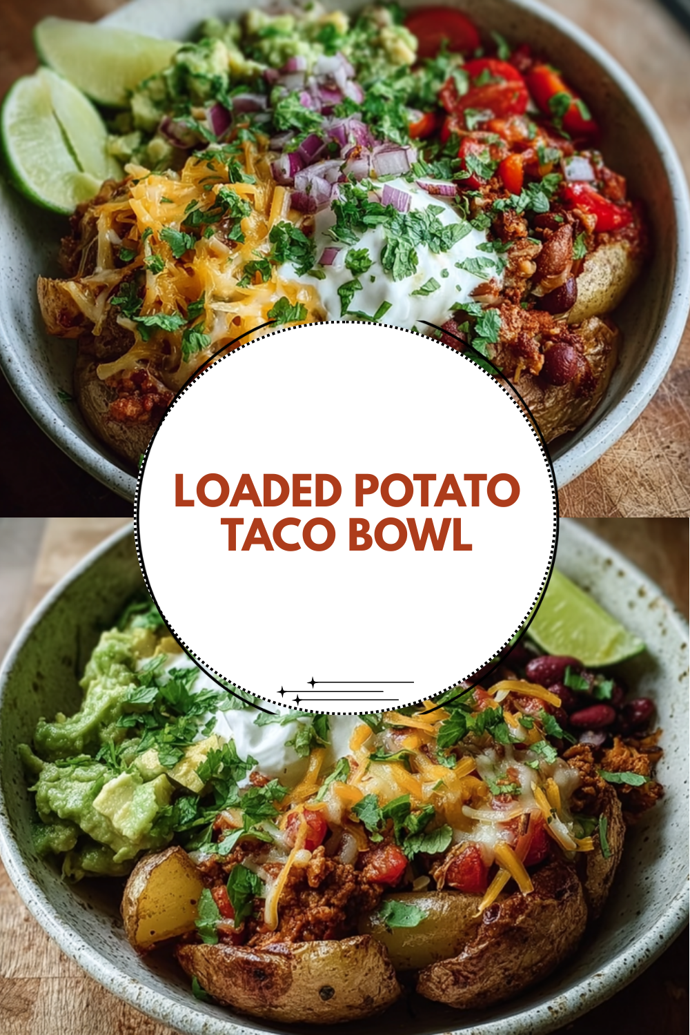 Loaded Potato Taco Bowl