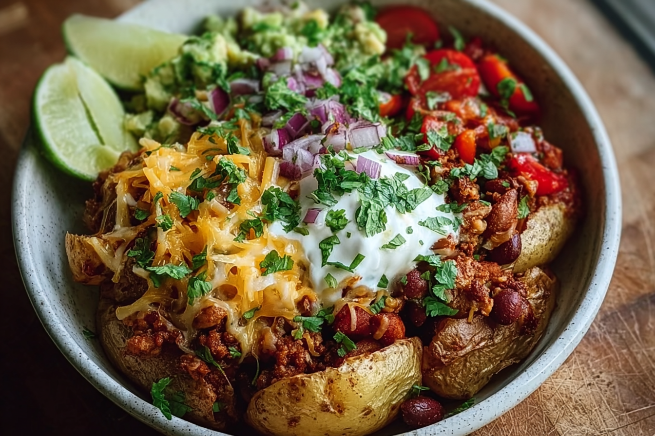 Loaded Potato Taco Bowl