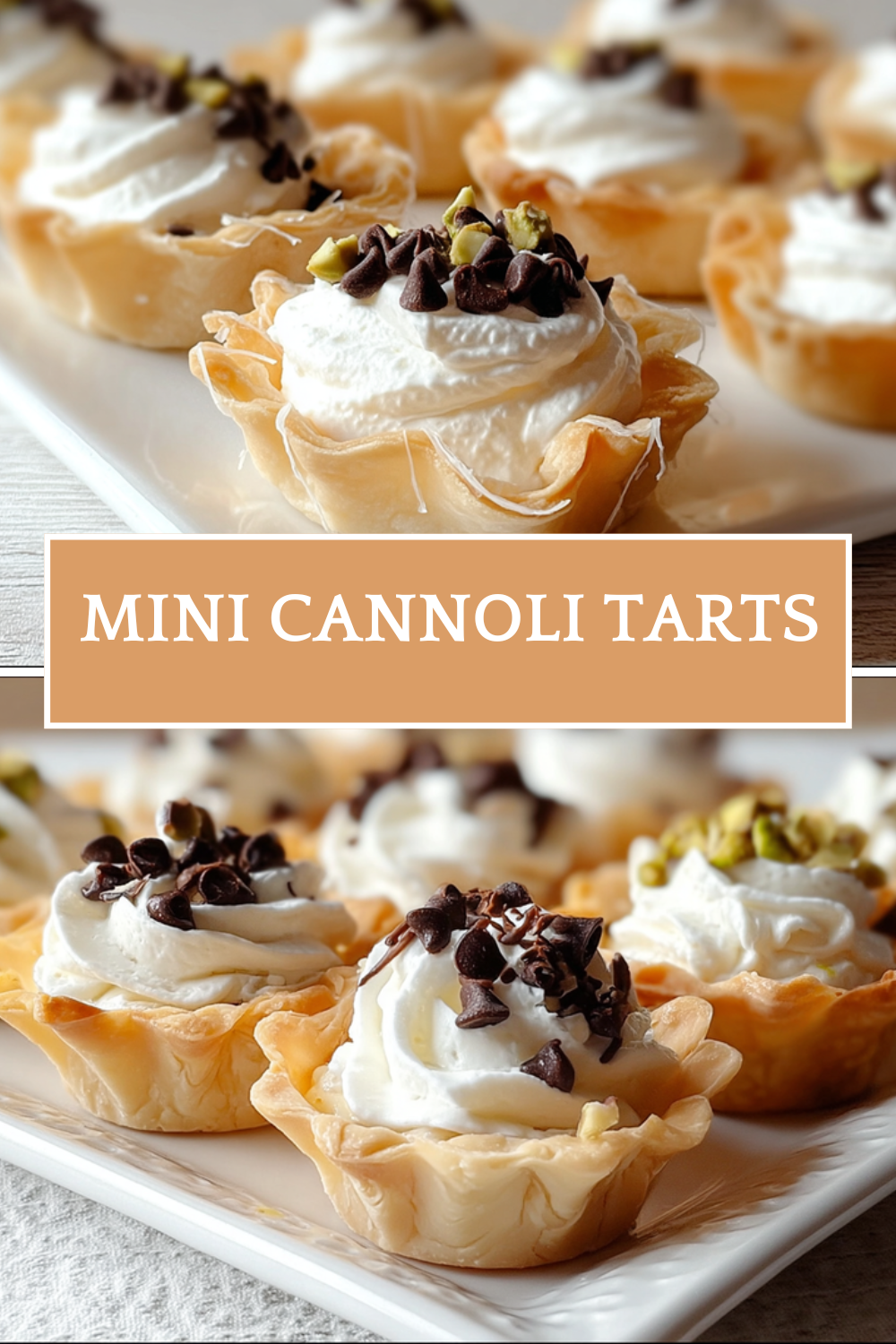 Mini Cannoli Tarts