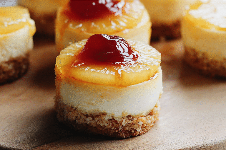 Mini Pineapple Upside Down Cheesecakes 53.Png