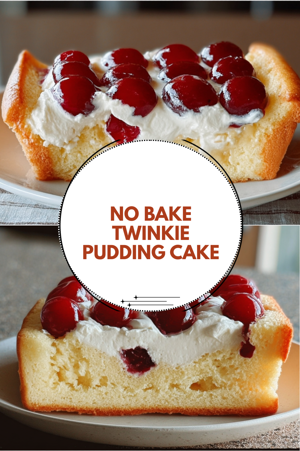 No Bake Twinkie Pudding Cake