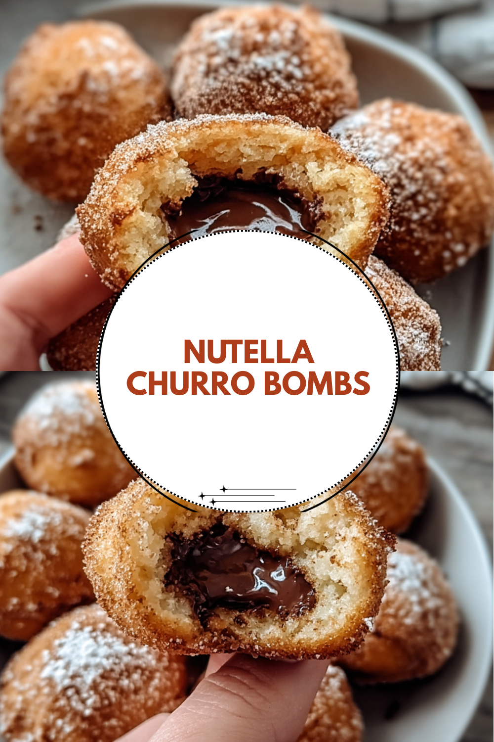 Nutella Churro Bombs