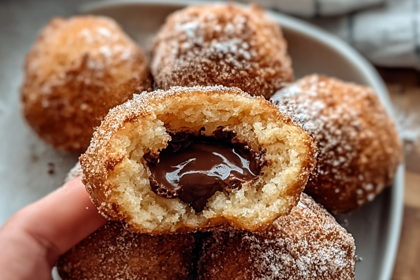 Nutella Churro Bombs