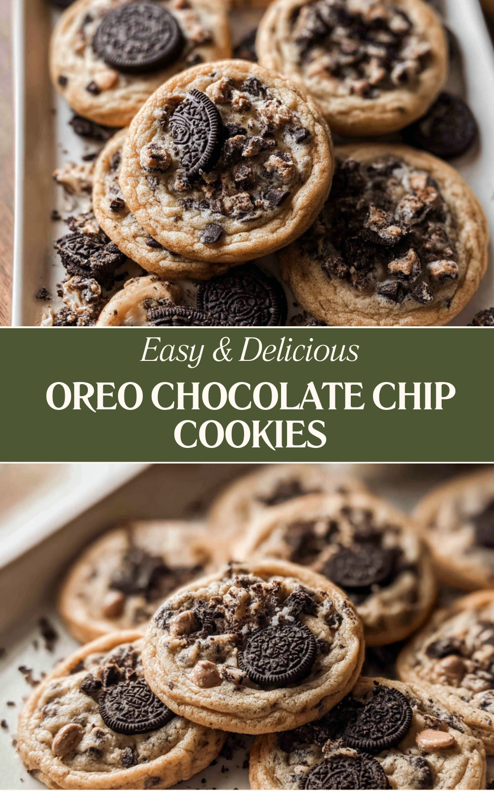 Oreo Chocolate Chip Cookies