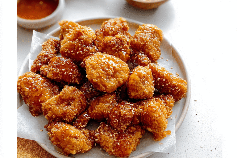 Oven Fried Southern Hot Honey Popcorn Chicken 18.Png