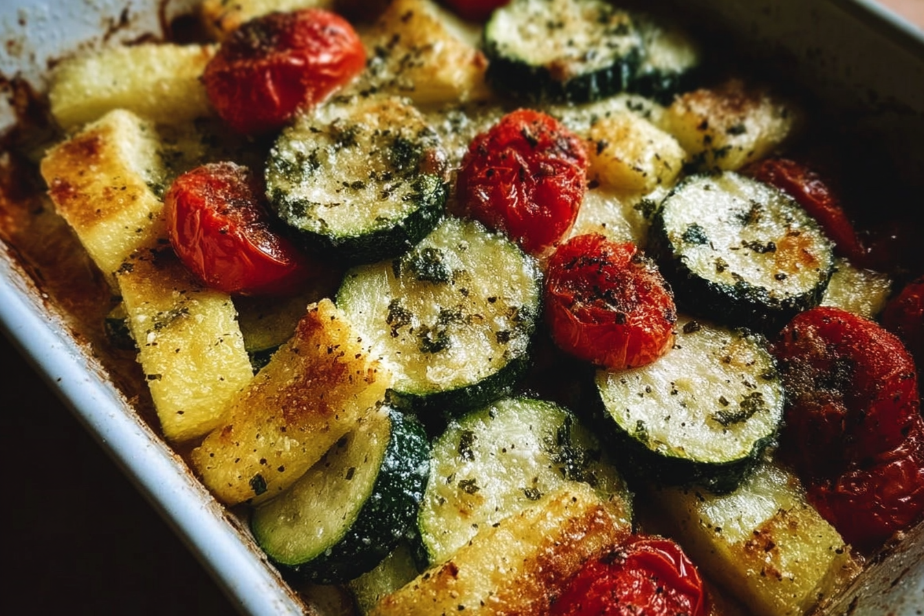 Oven Roasted Zucchini Squash