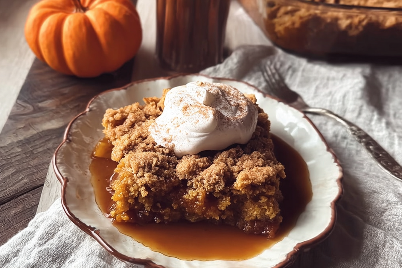 Pumpkin Dump Cake