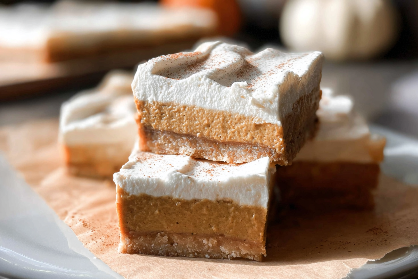 Pumpkin Pie Cheesecake Bars