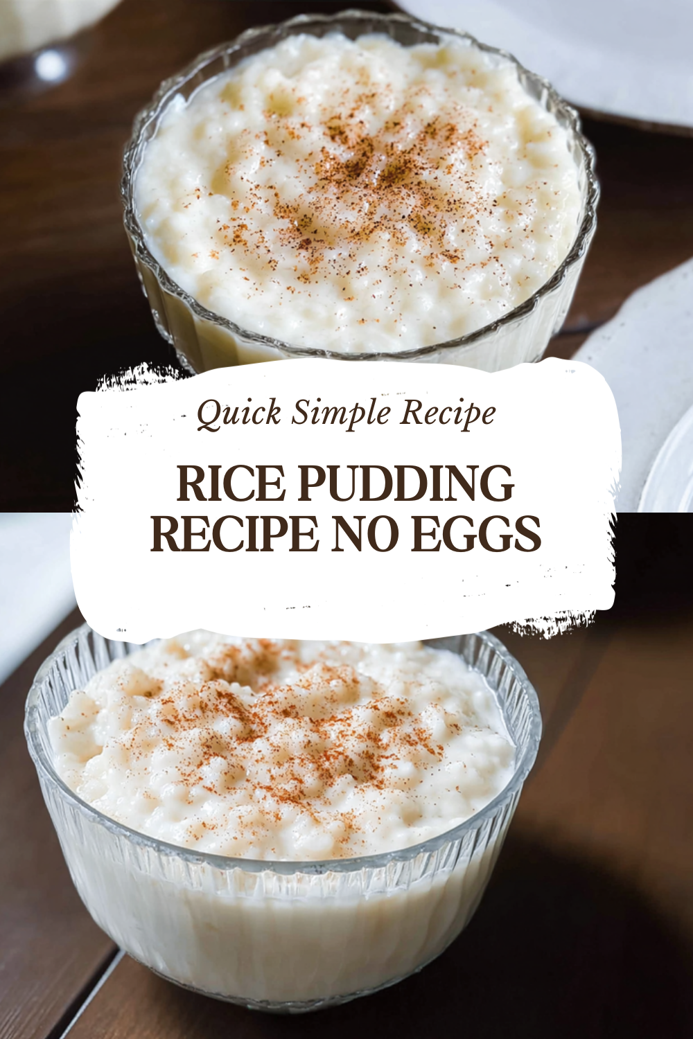 Rice Pudding Recipe No Eggs