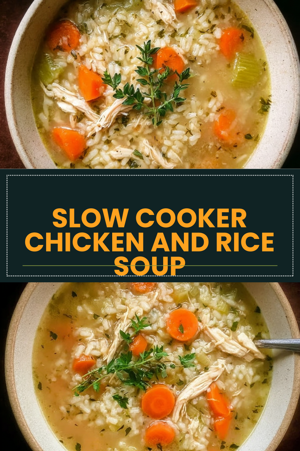 Slow Cooker Chicken And Rice Soup