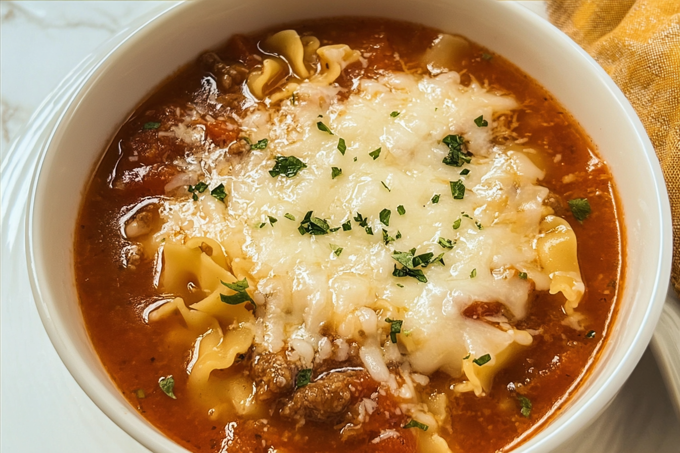 Slow Cooker Lasagna Soup