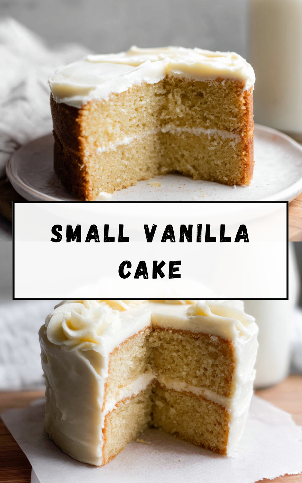 Small Vanilla Cake