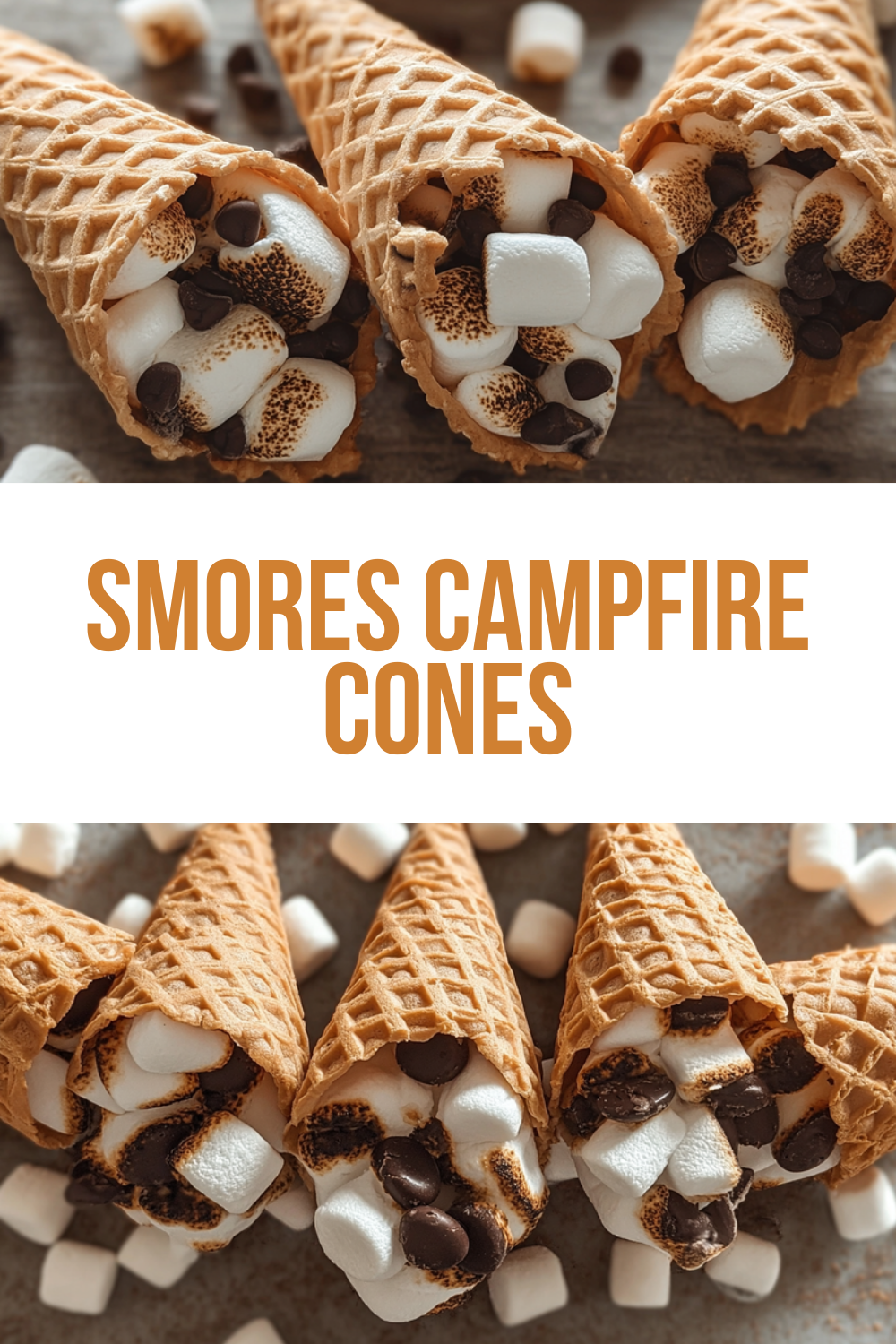 Smores Campfire Cones