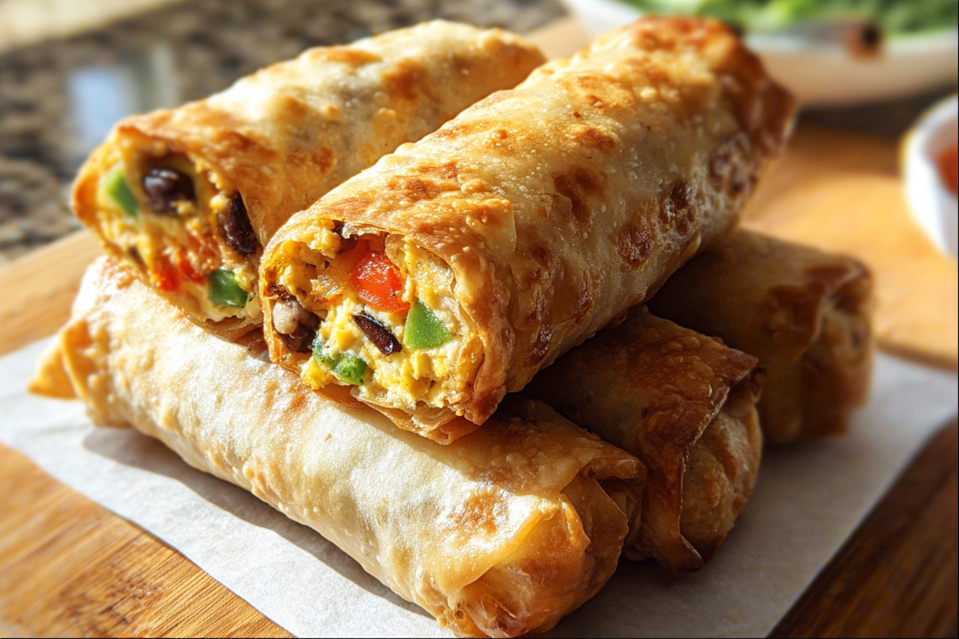 Southwest Chicken Egg Rolls