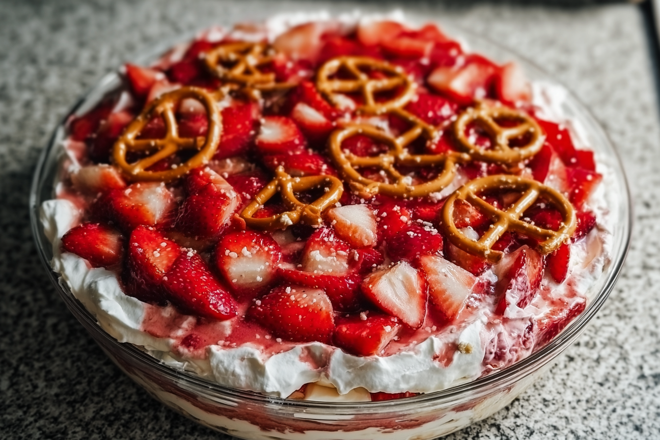 Strawberry Pretzel Salad